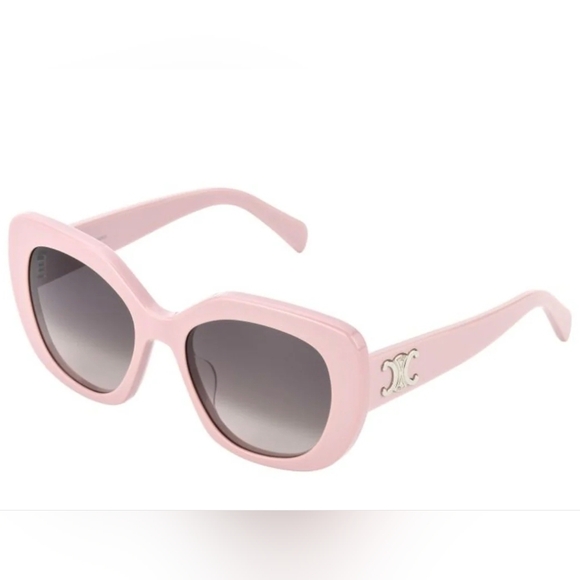 CELINE Triomphe Sunglasses, CL40226U, Pink Designer Sunglasses - Picture 1 of 6